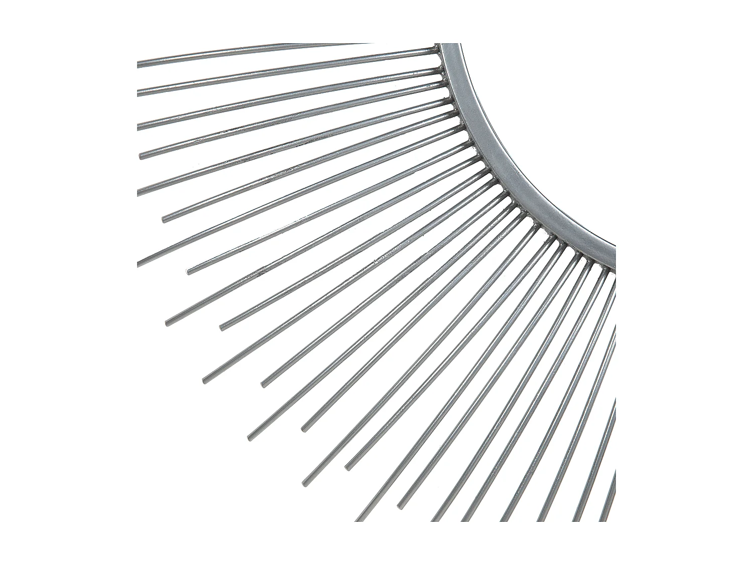 Espelho CILLY 80 cm 80 cm Metal Prateado