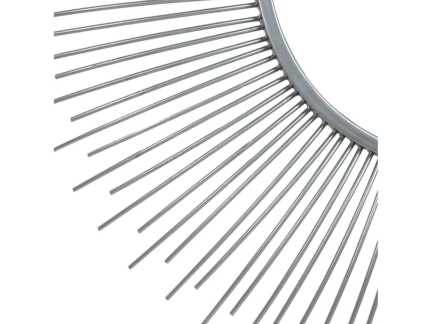 Miroir CILLY 80 cm 80 cm Métal Argenté