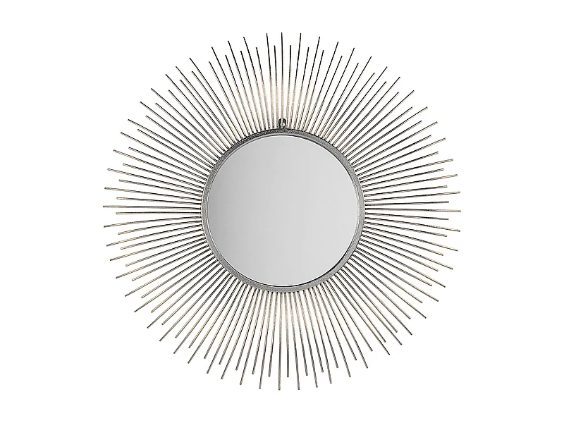 Wandspiegel CILLY 80 cm 80 cm Metaal Zilver