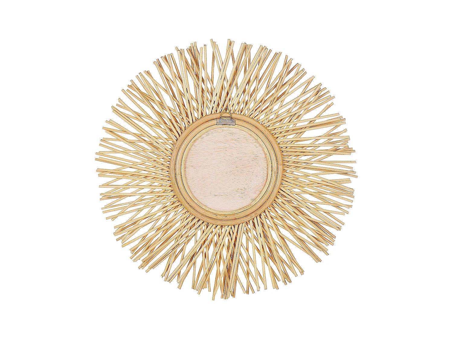 Wandspiegel KALASIN 60 cm 60 cm Rotan Natuurlijk