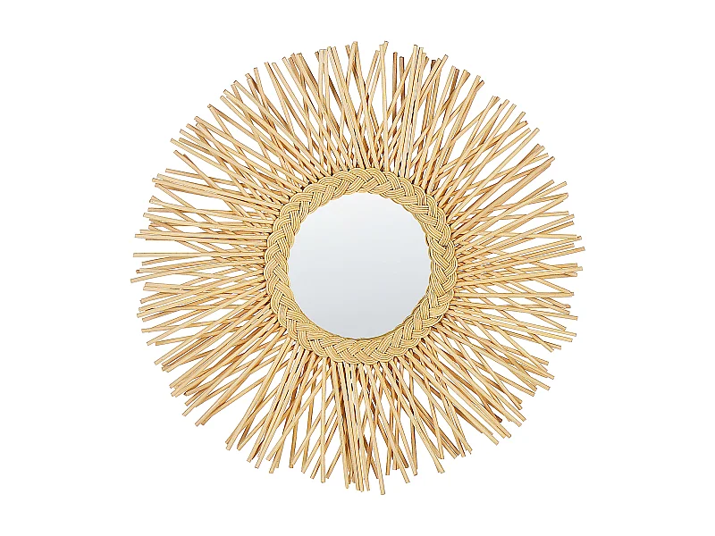 Miroir KALASIN 60 cm 60 cm Rotin Naturel