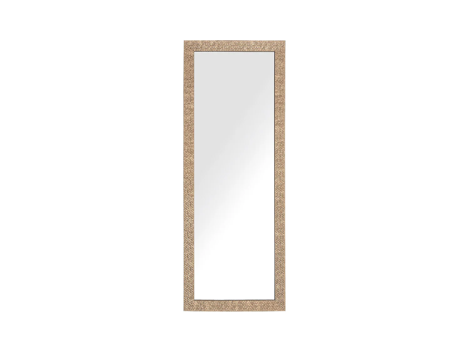 Lustro ścienne AJACCIO 50 cm 130 cm Mosiężny