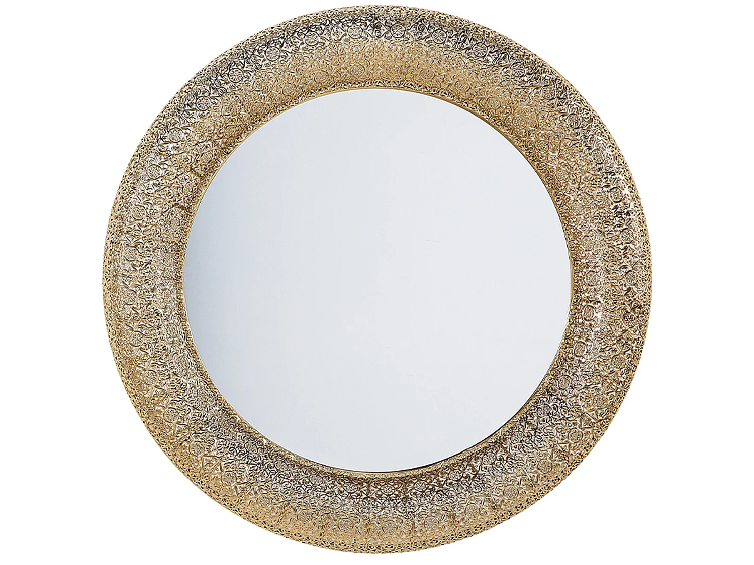 Wall Mirror CHANNAY 80 cm 80 cm Metal Gold