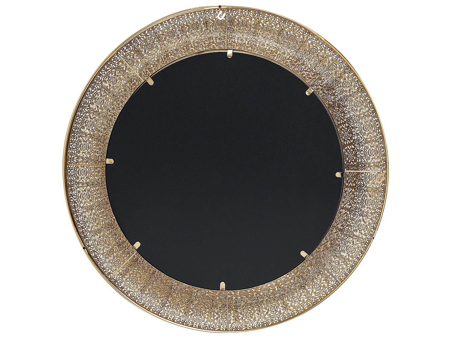 Wall Mirror CHANNAY 80 cm 80 cm Metal Gold