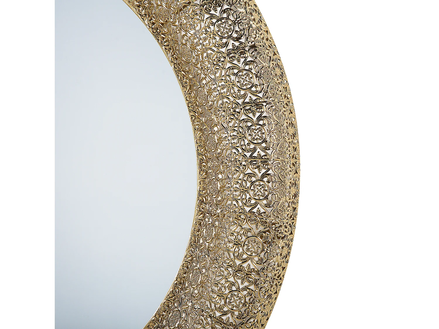 Wall Mirror CHANNAY 80 cm 80 cm Metal Gold