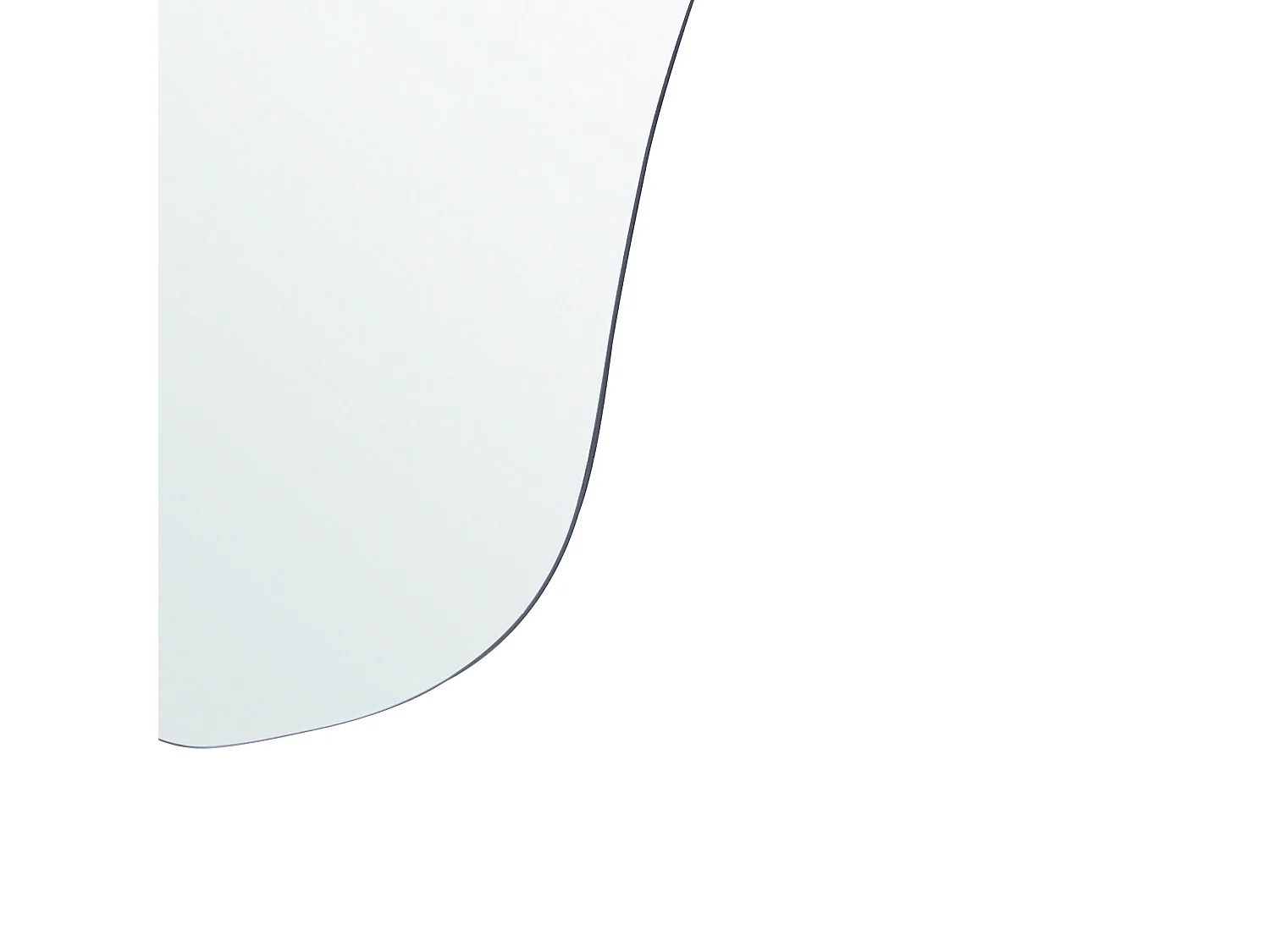 Miroir FALAISE 50 cm 70 cm Argenté