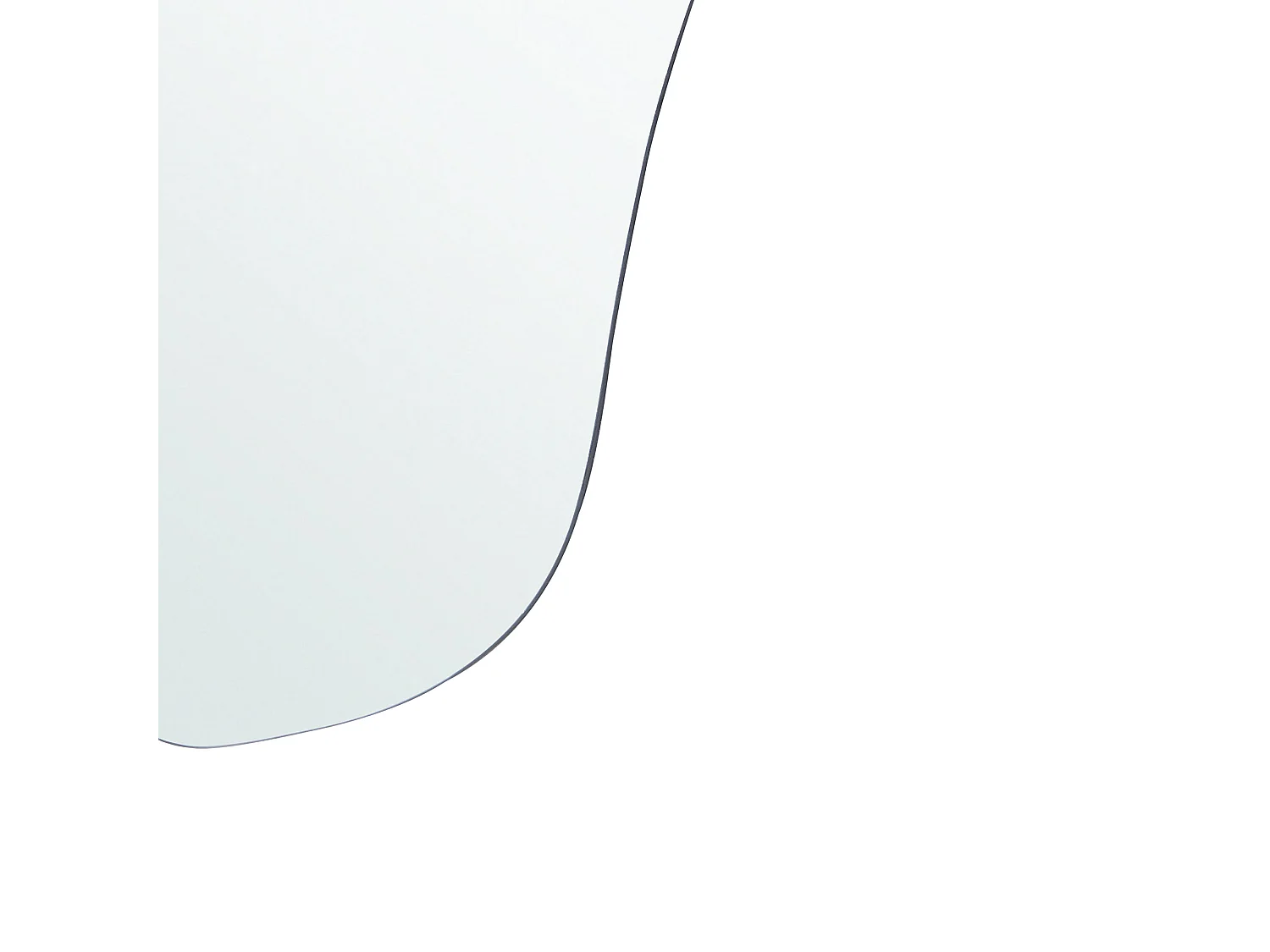 Miroir FALAISE 50 cm 70 cm Argenté