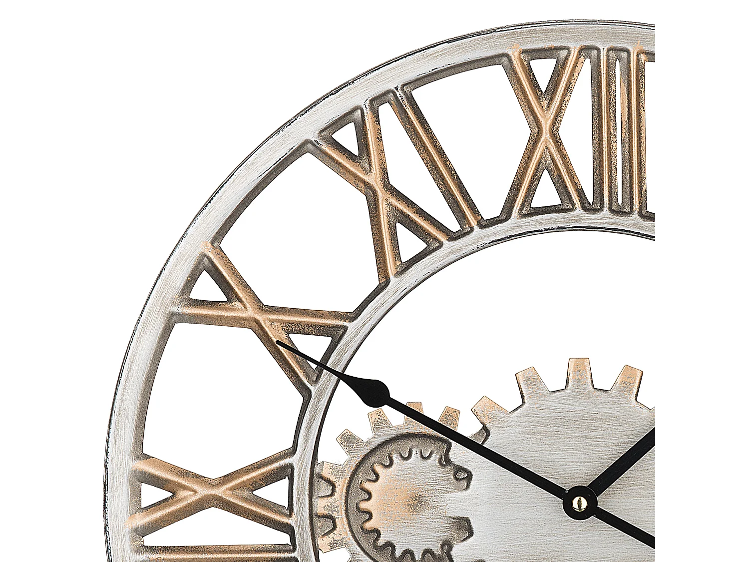Horloge murale SEON 46 cm Métal Argenté