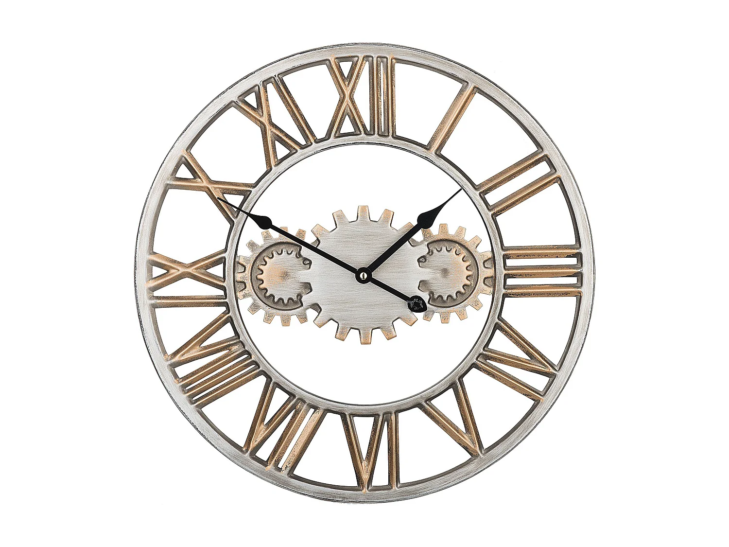 Wandklok SEON 46 cm Metaal Zilver