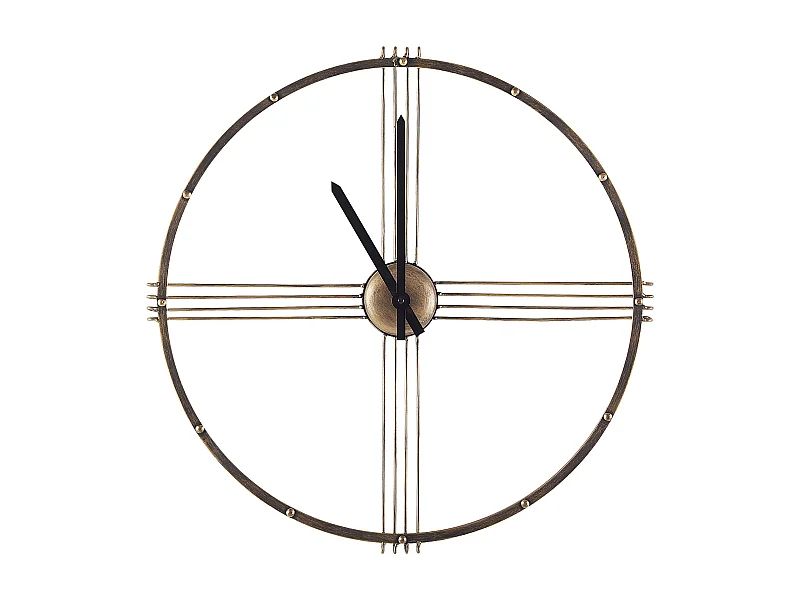 Horloge murale ASCONA 64 cm Métal Doré