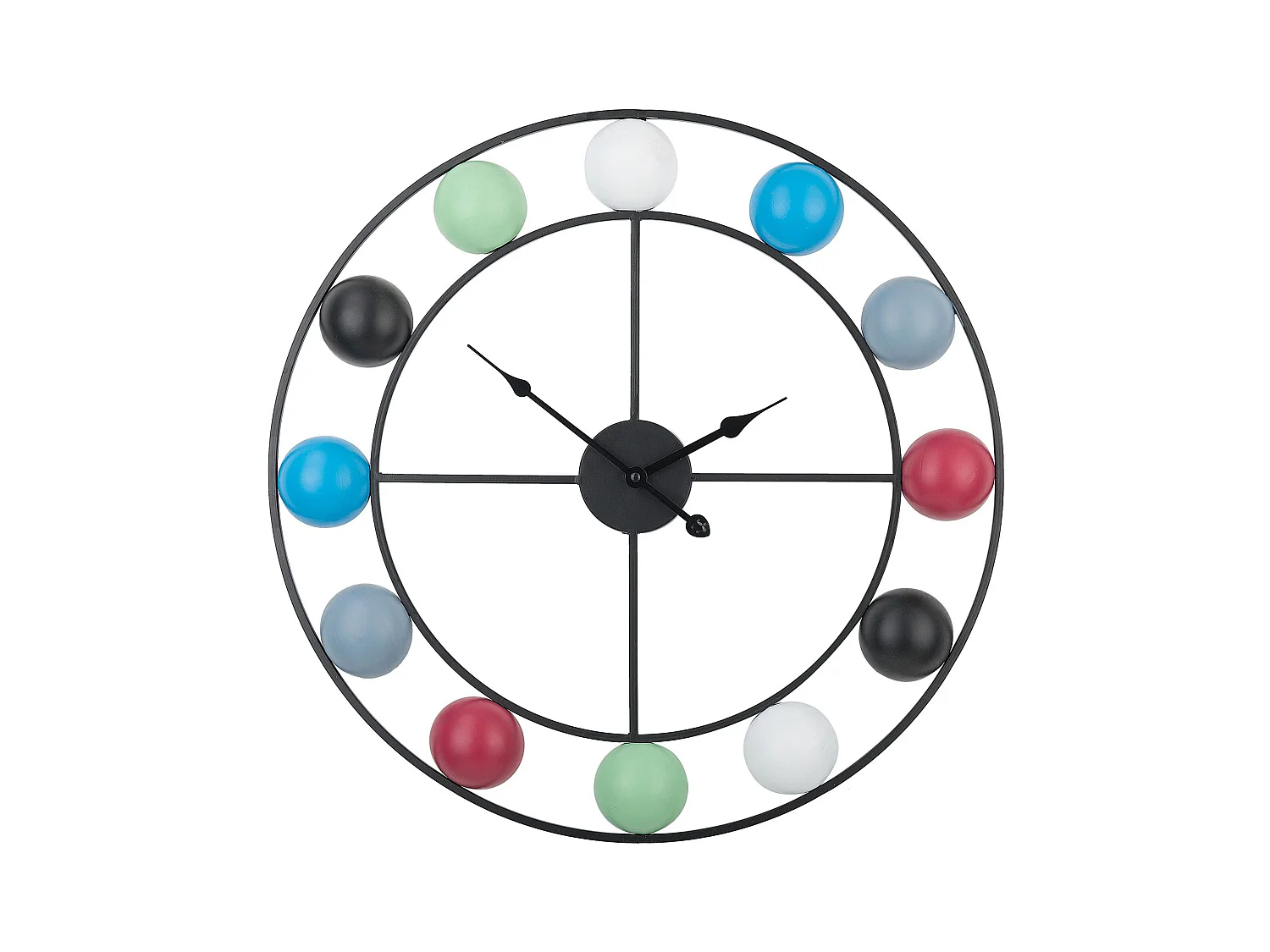 Horloge murale REIDEN 56 cm Métal Multicolore