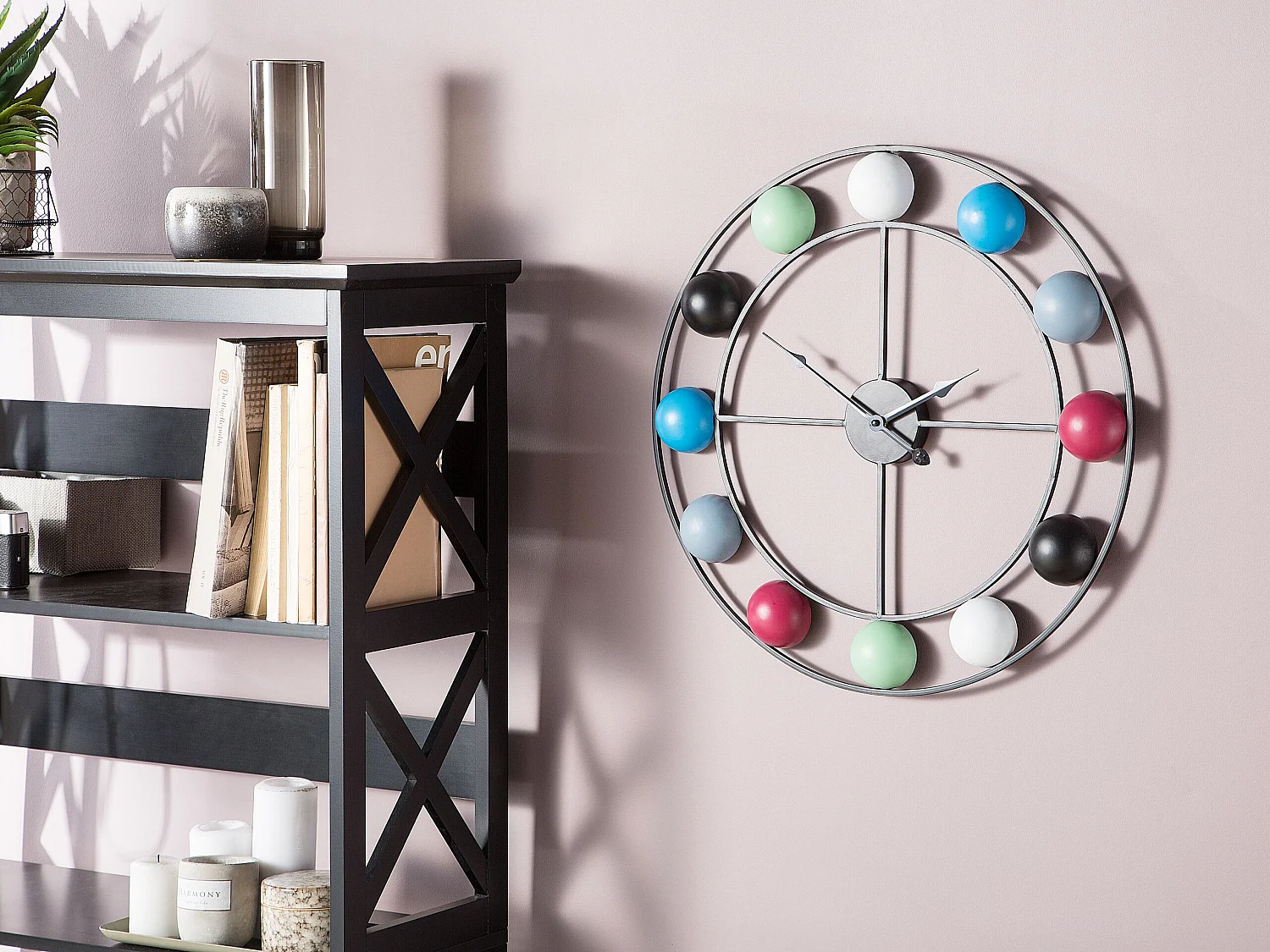 Horloge murale REIDEN 56 cm Métal Multicolore