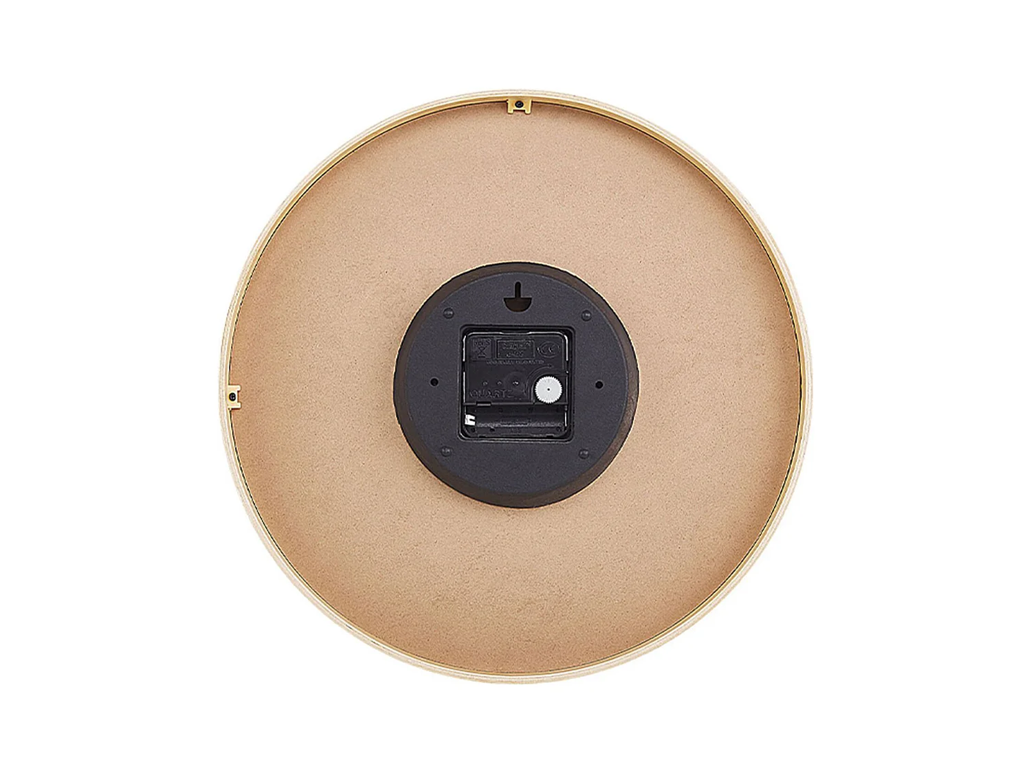 Praktische Dekouhr hellgrau ø 31 cm Granit Optik Gordola