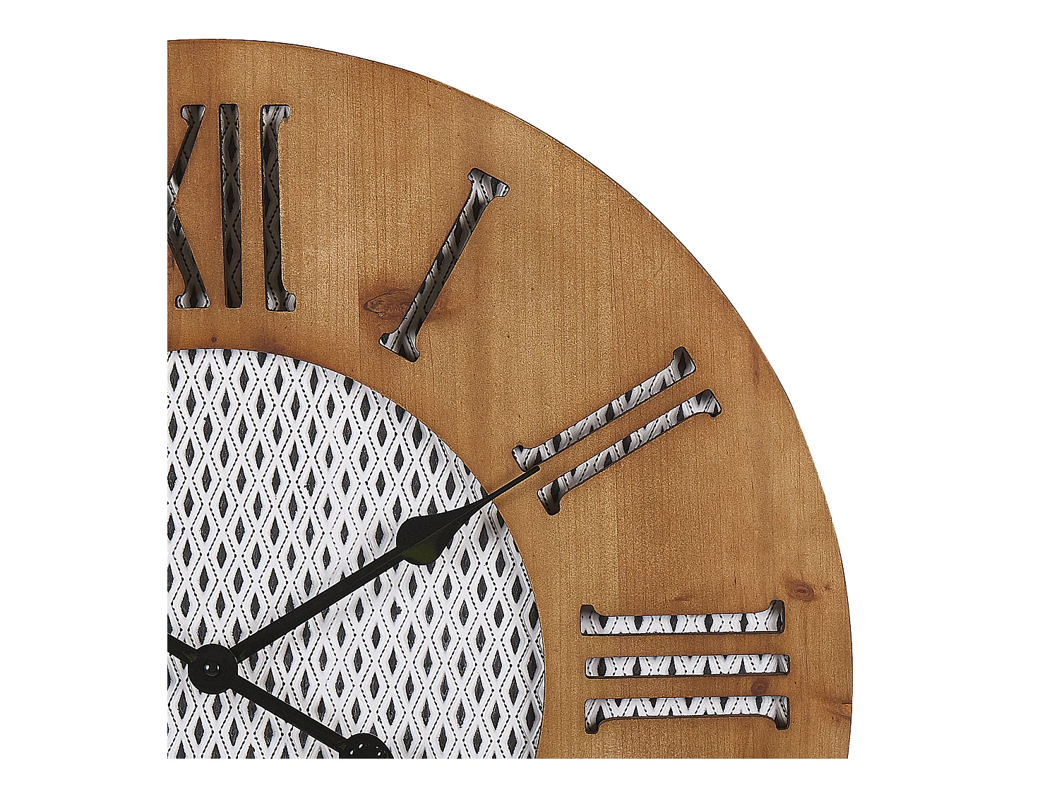Horloge murale CUILCO 60 cm Bois de sapin Marron