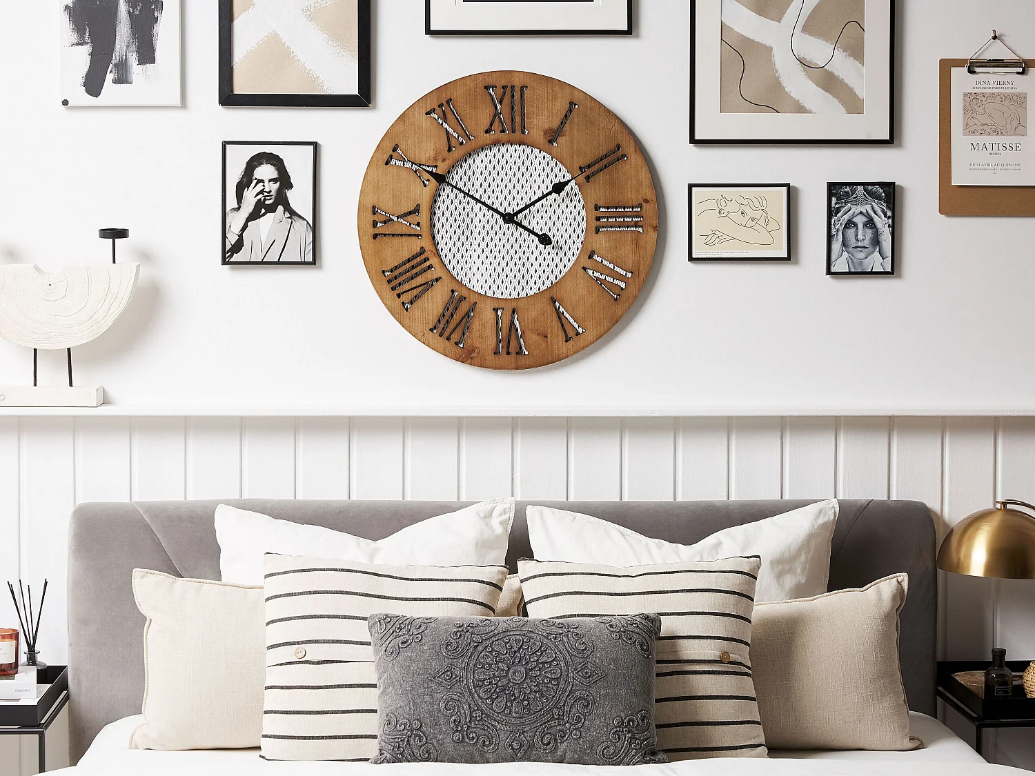 Horloge murale CUILCO 60 cm Bois Marron