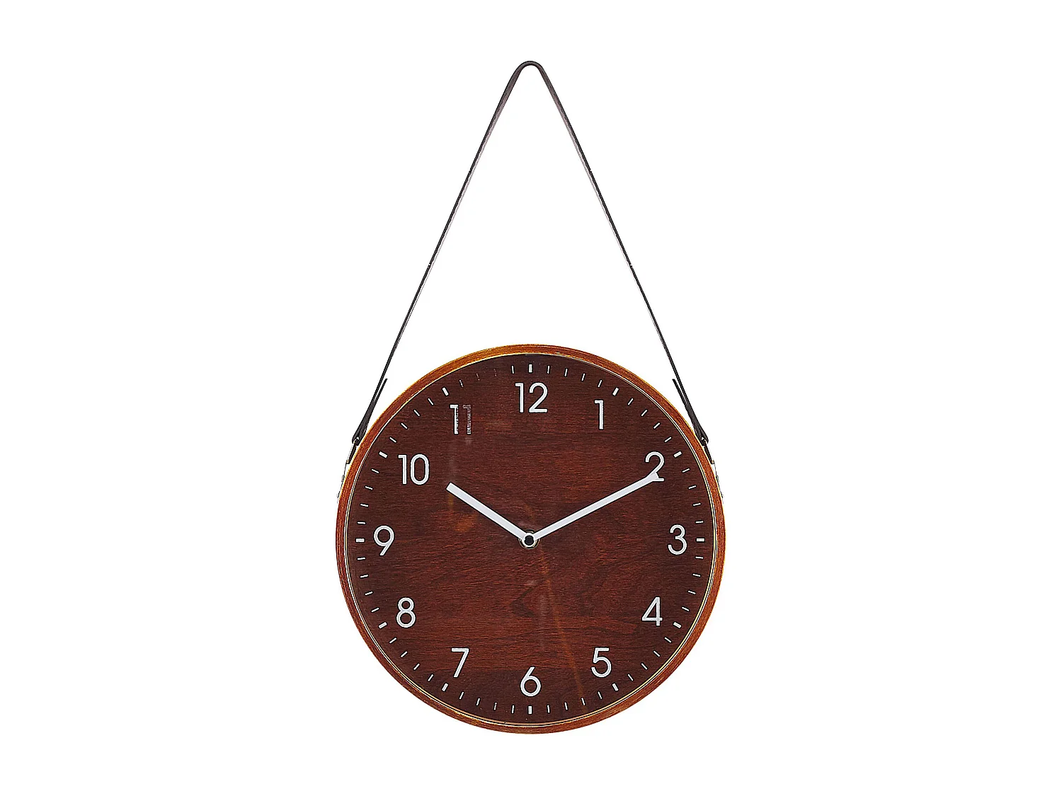 Horloge murale RENENS 26 cm Marron
