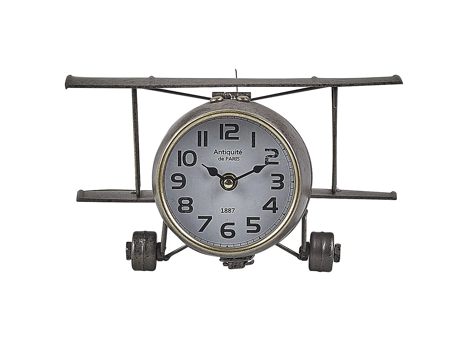 Horloge STANS 26 cm Métal Argenté