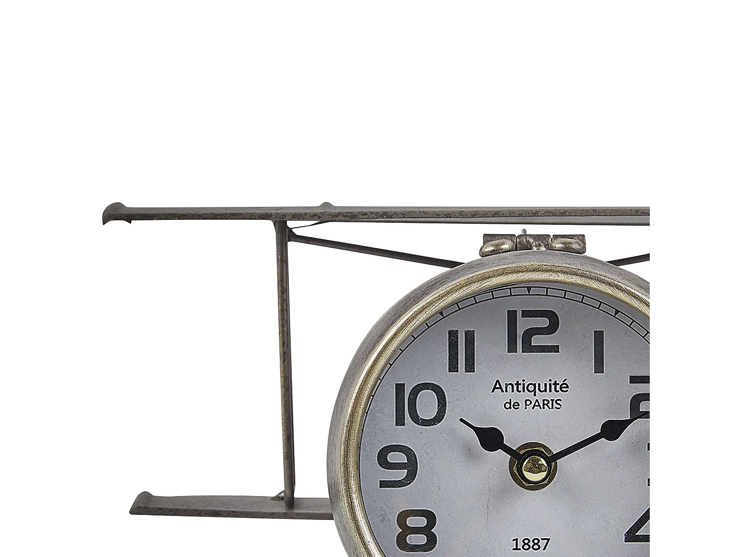 Horloge STANS 26 cm Métal Argenté