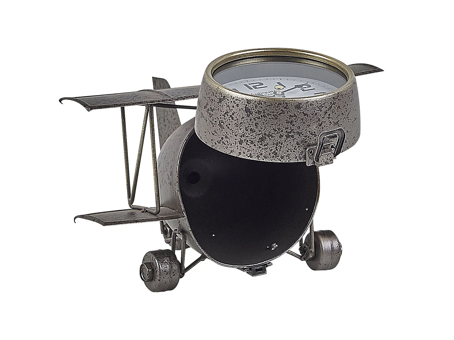 Relógio STANS 26 cm Metal Prateado