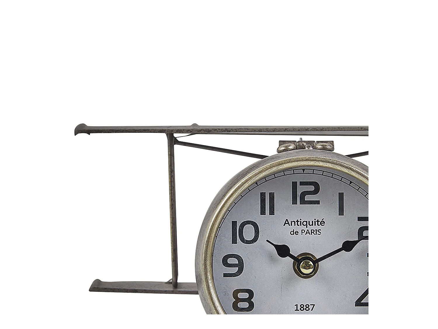 Relógio STANS 26 cm Metal Prateado