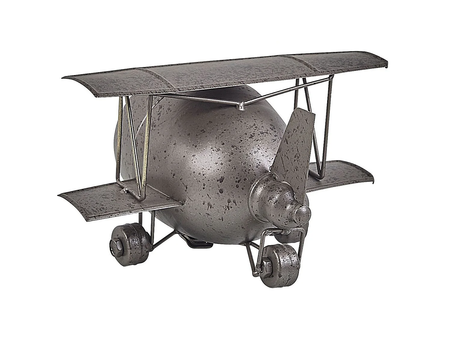 Tischuhr STANS 26 cm Metall Silber