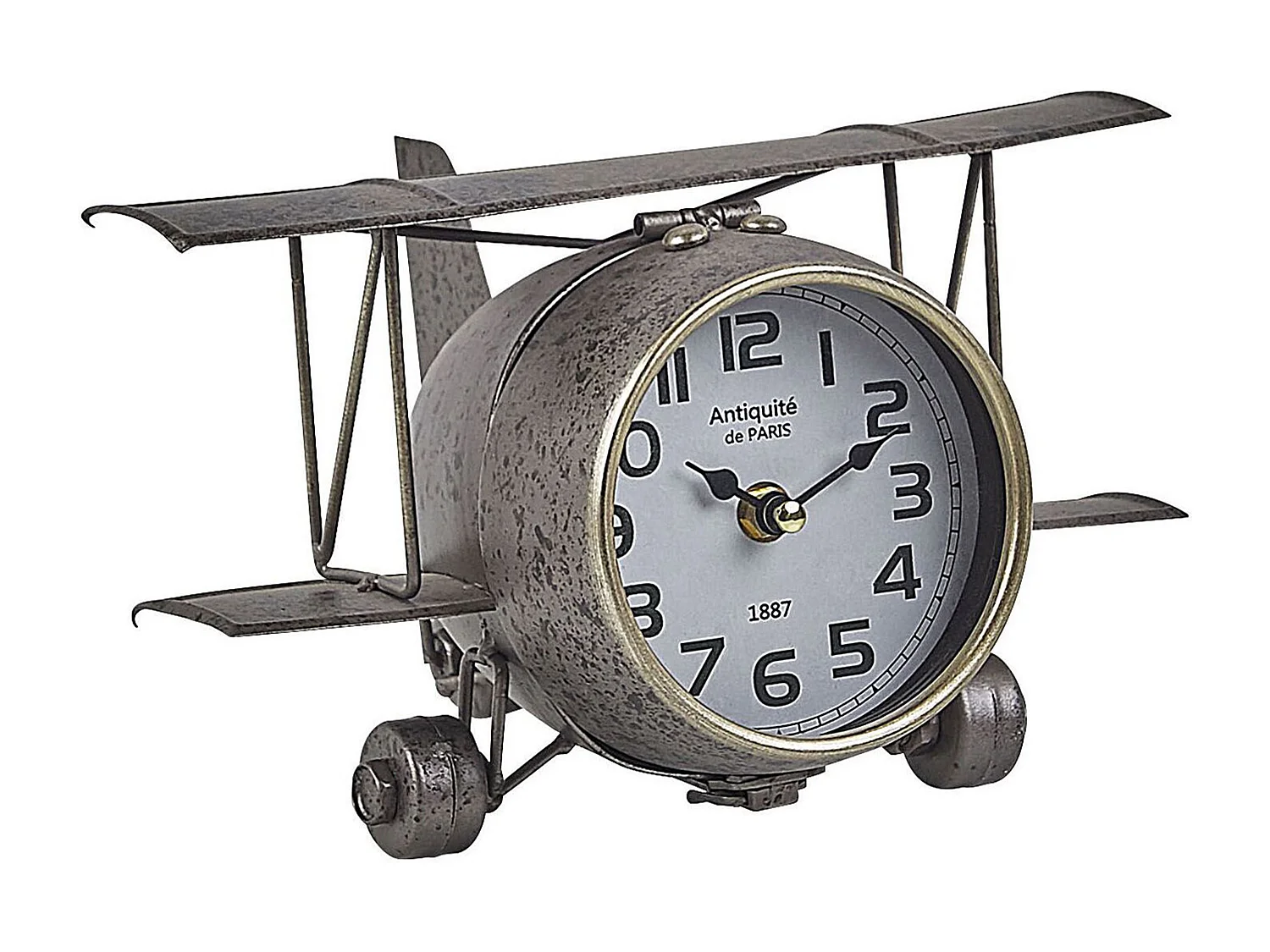 Horloge STANS 26 cm Métal Argenté