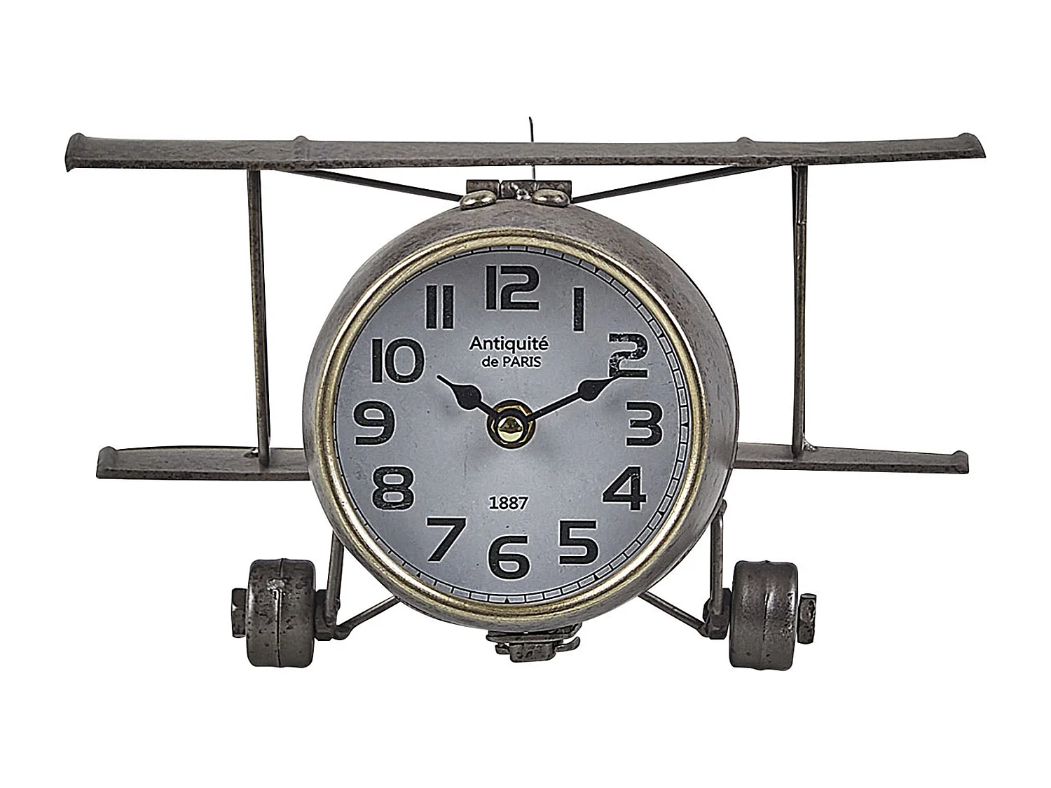 Horloge STANS 26 cm Métal Argenté