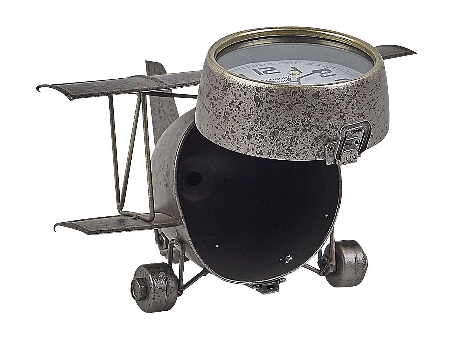 Horloge STANS 26 cm Métal Argenté