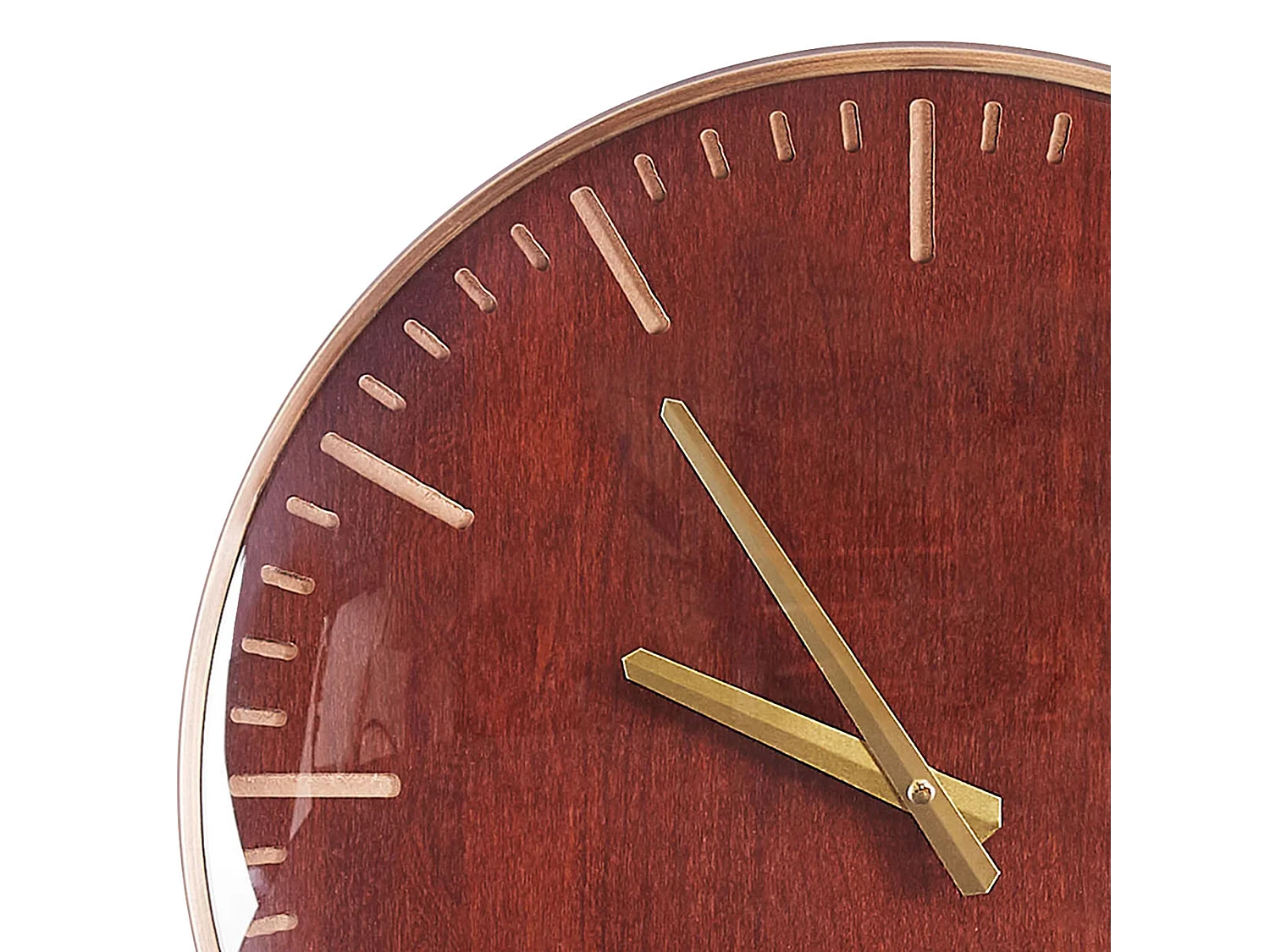 Wandklok BRUGG 43 cm Goudbruin