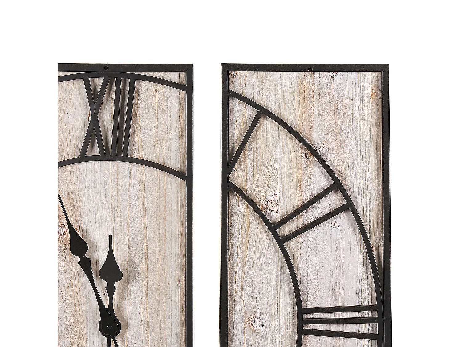 Orologio da parete COATLAN 75 cm Legno Marrone/ Nero