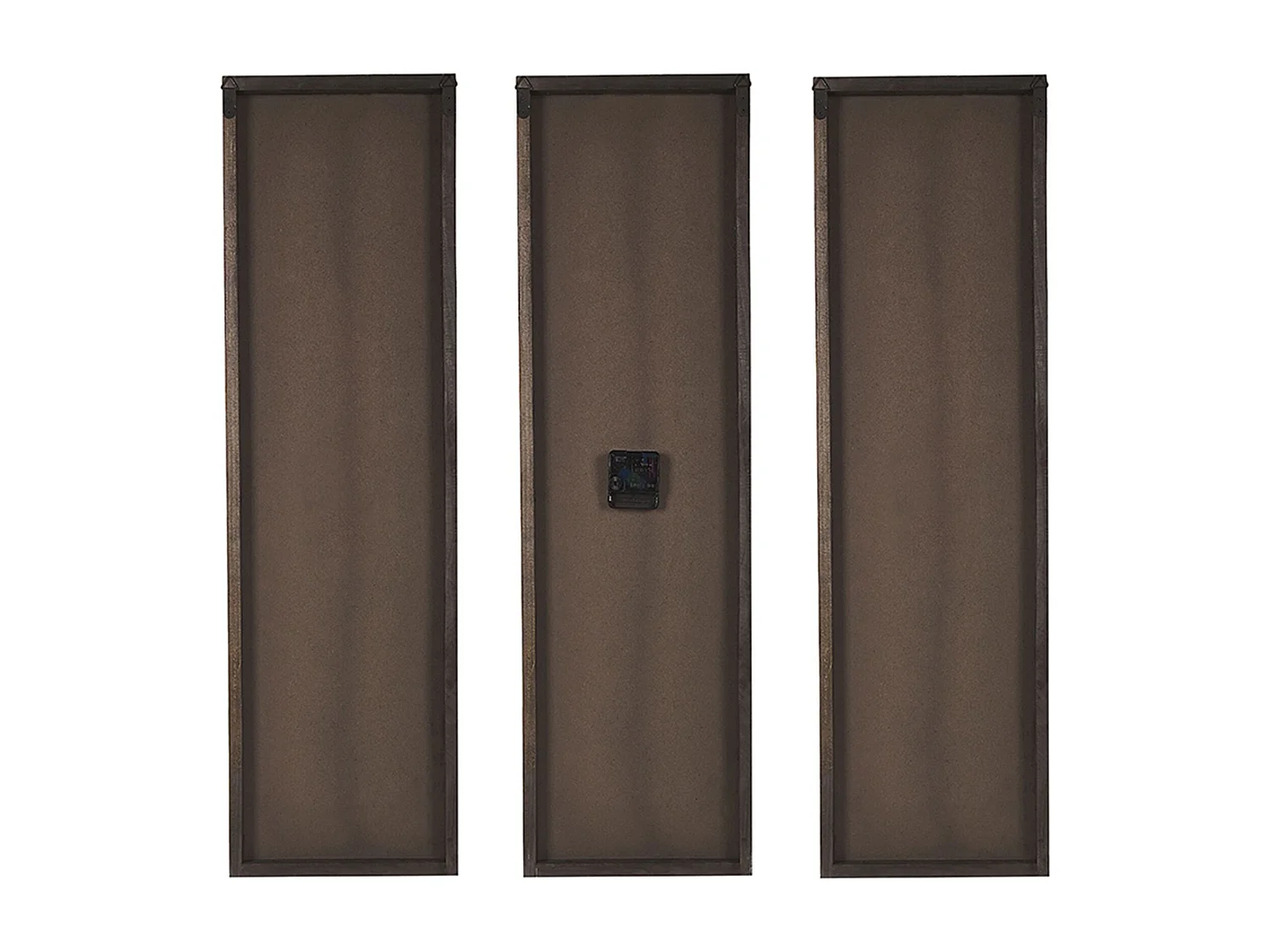 Wandklok COATLAN 75 cm Hout Bruin/zwart