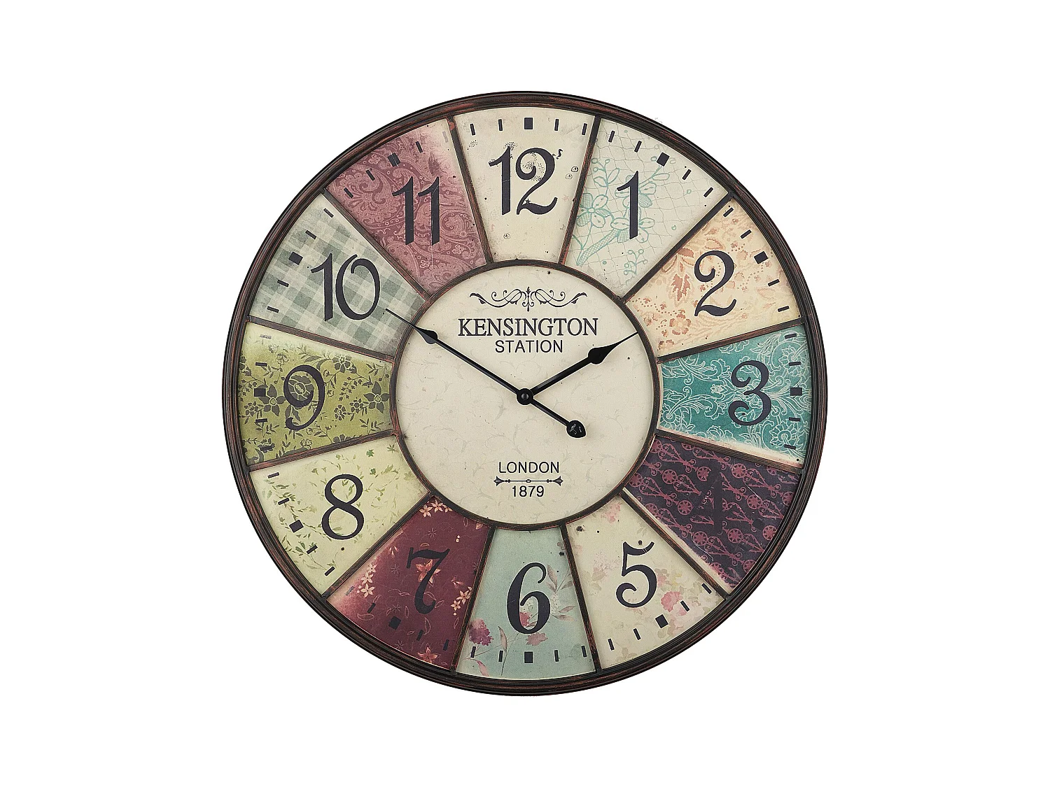 Wandklok BOSWIL 59 cm Metaal Multicolor