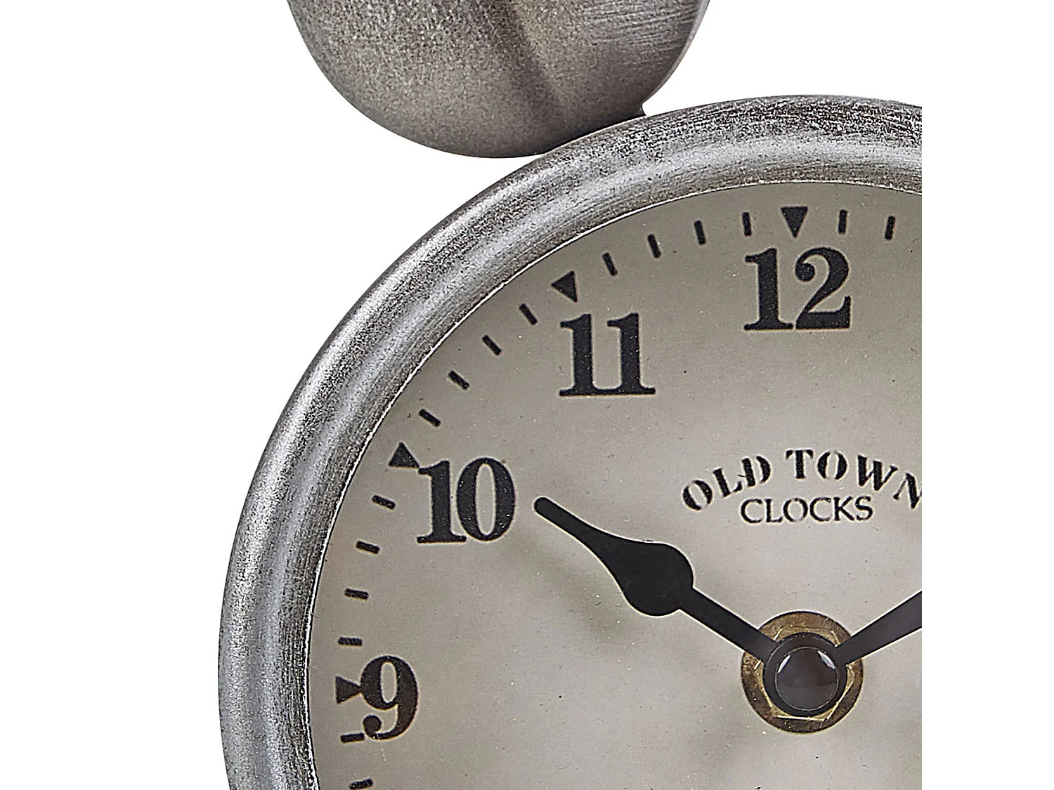 Tischuhr THUSIS 15 cm Metall Silber