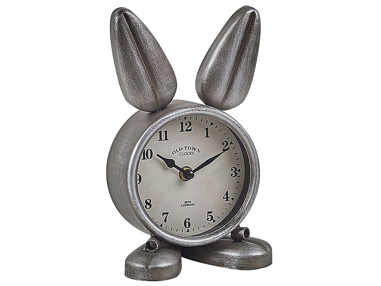 Horloge THUSIS 15 cm Métal Argenté