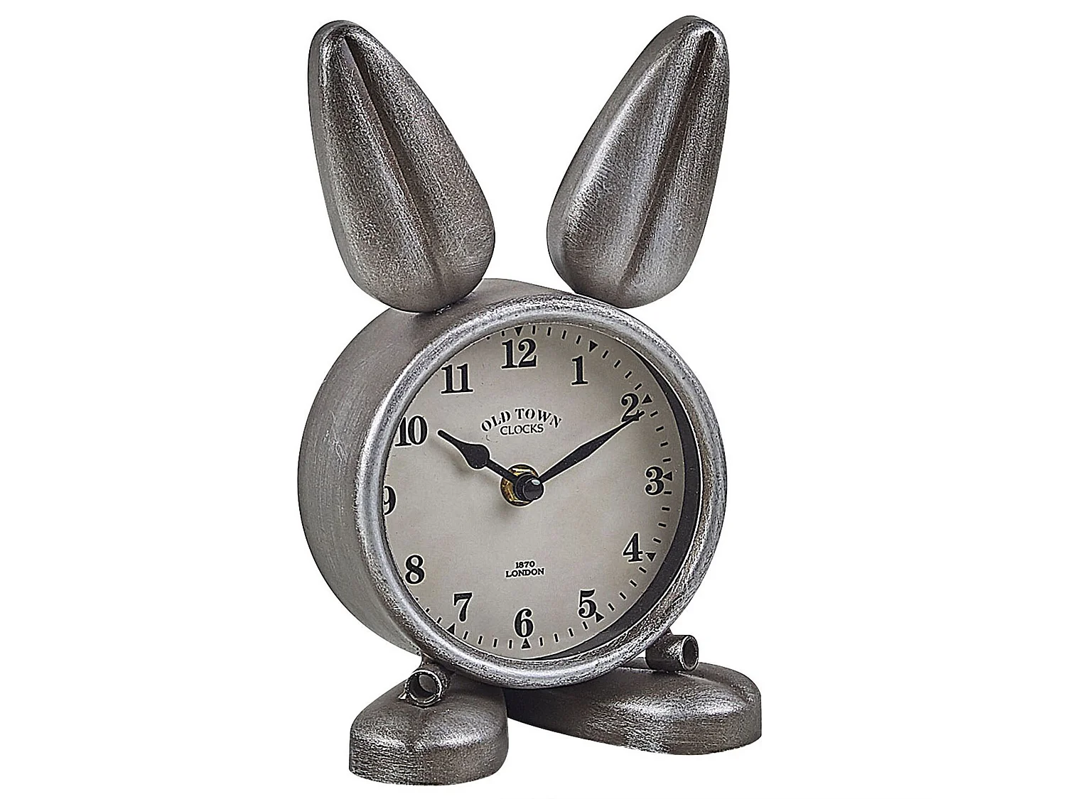 Horloge THUSIS 15 cm Métal Argenté