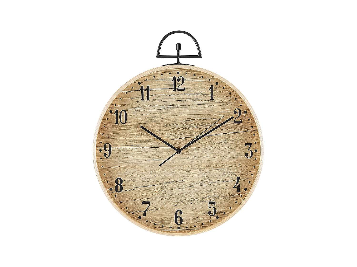 Horloge murale OPFIKON 40 cm Marron clair