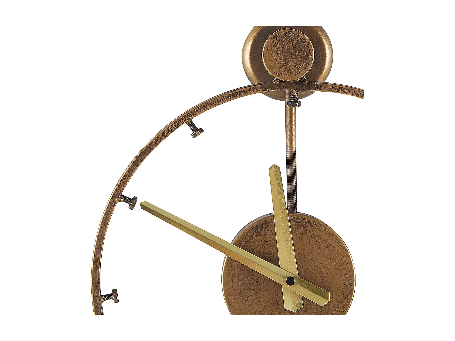 Horloge murale EMMEN 31 cm Métal Doré
