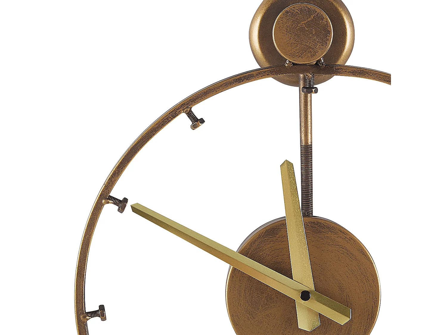 Wanduhr EMMEN 31 cm Metall Gold