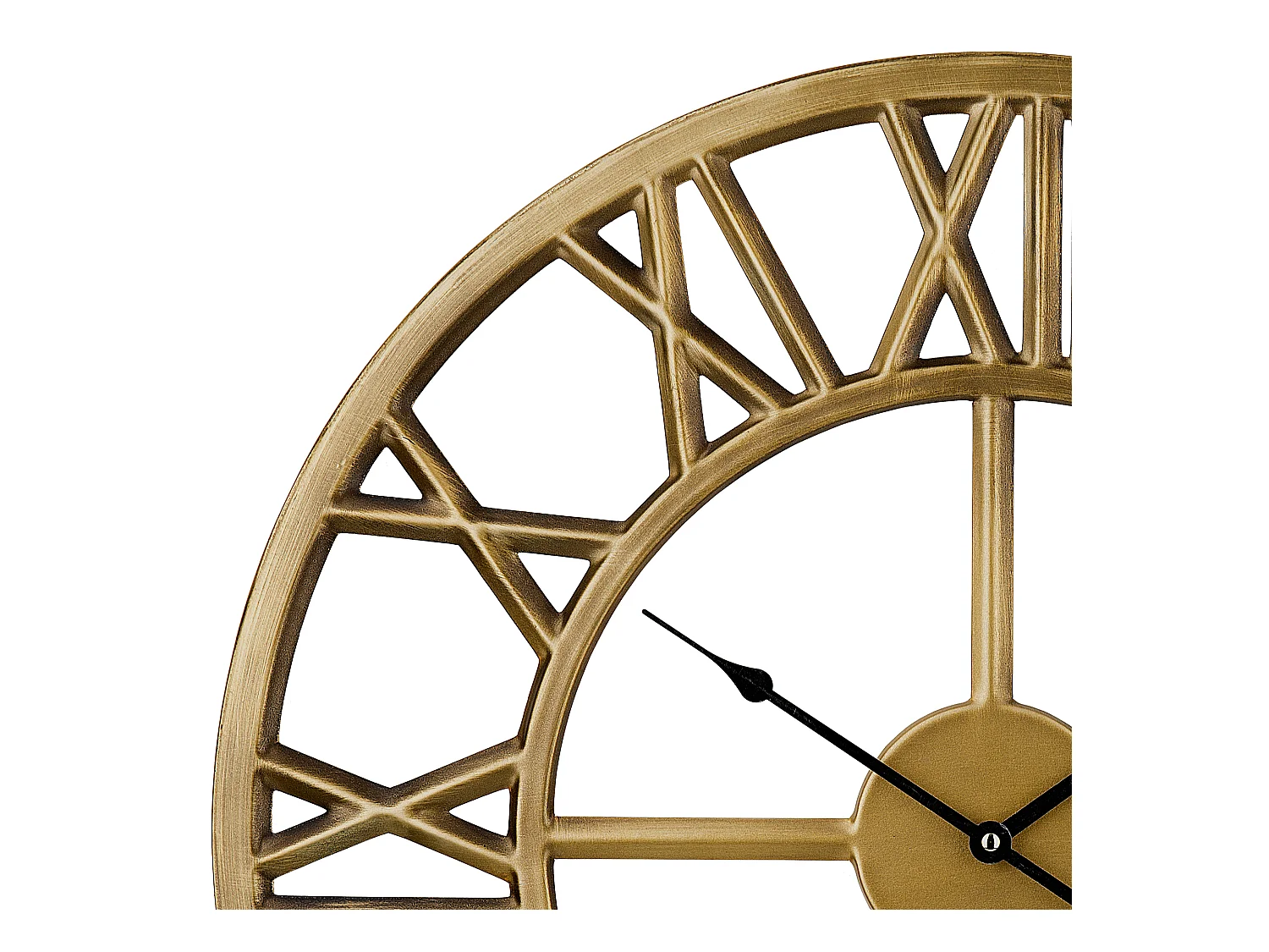 Vintage Wanduhr altgold Nottwil