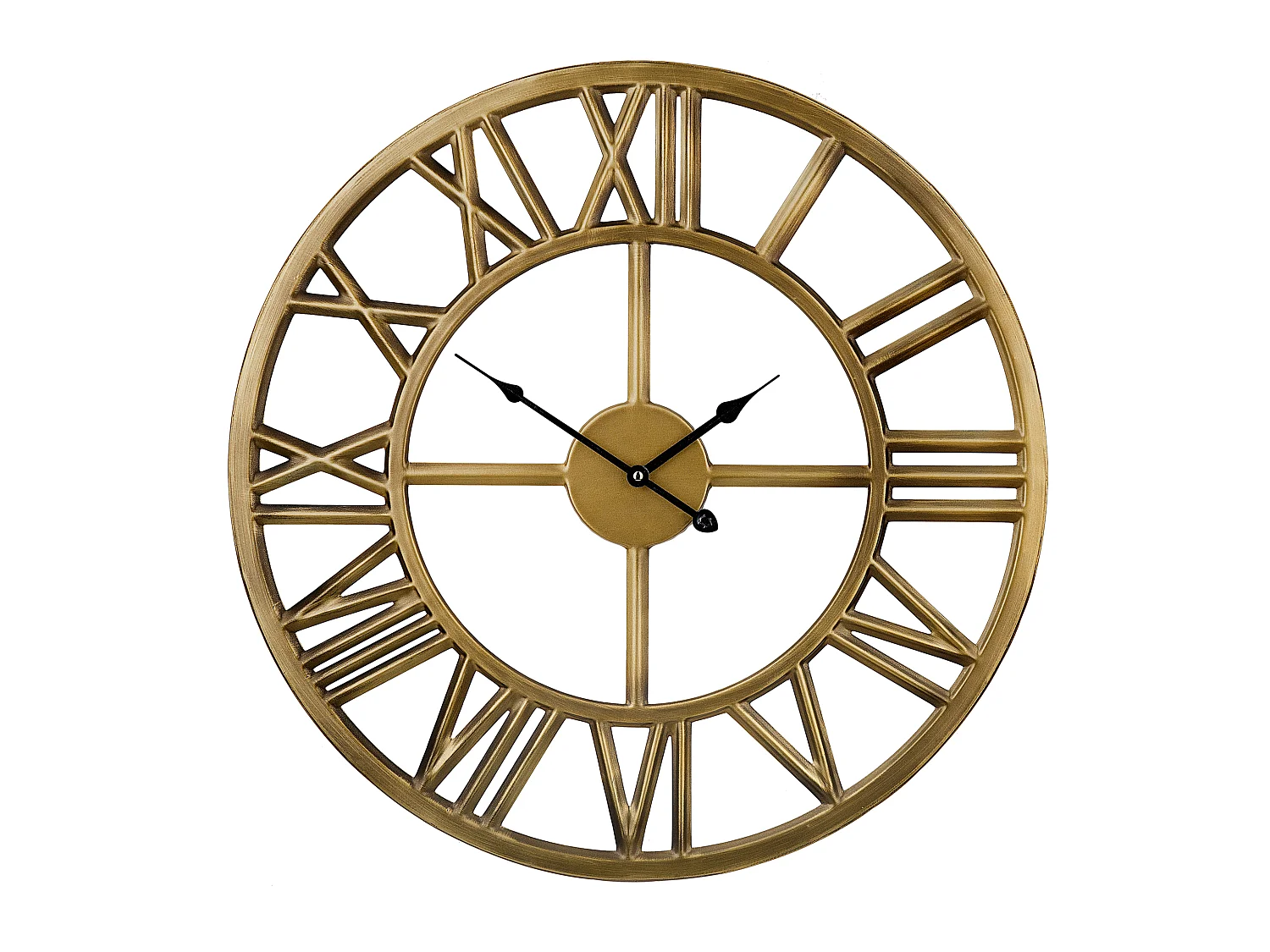 Horloge murale NOTTWIL 61 cm Métal Doré