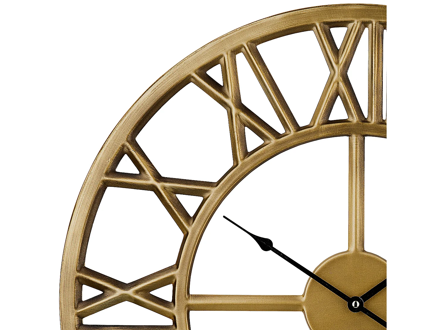 Wandklok NOTTWIL 61 cm Metaal Goud