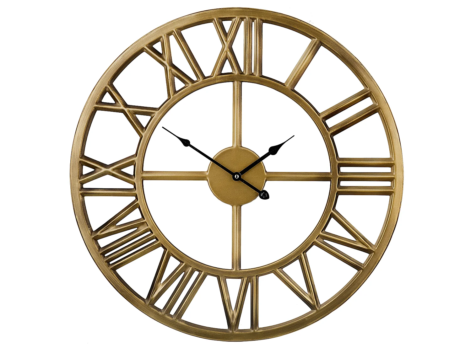 Horloge murale NOTTWIL 61 cm Métal Doré