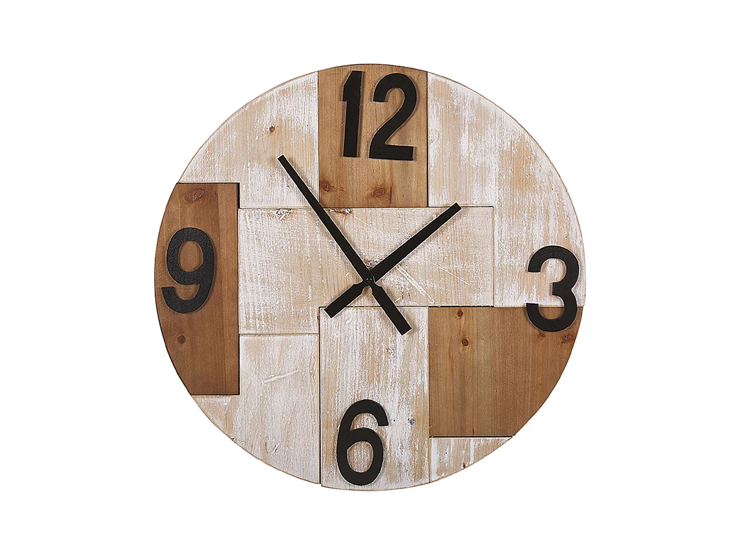 Horloge murale MICHAPAN 60 cm Marron
