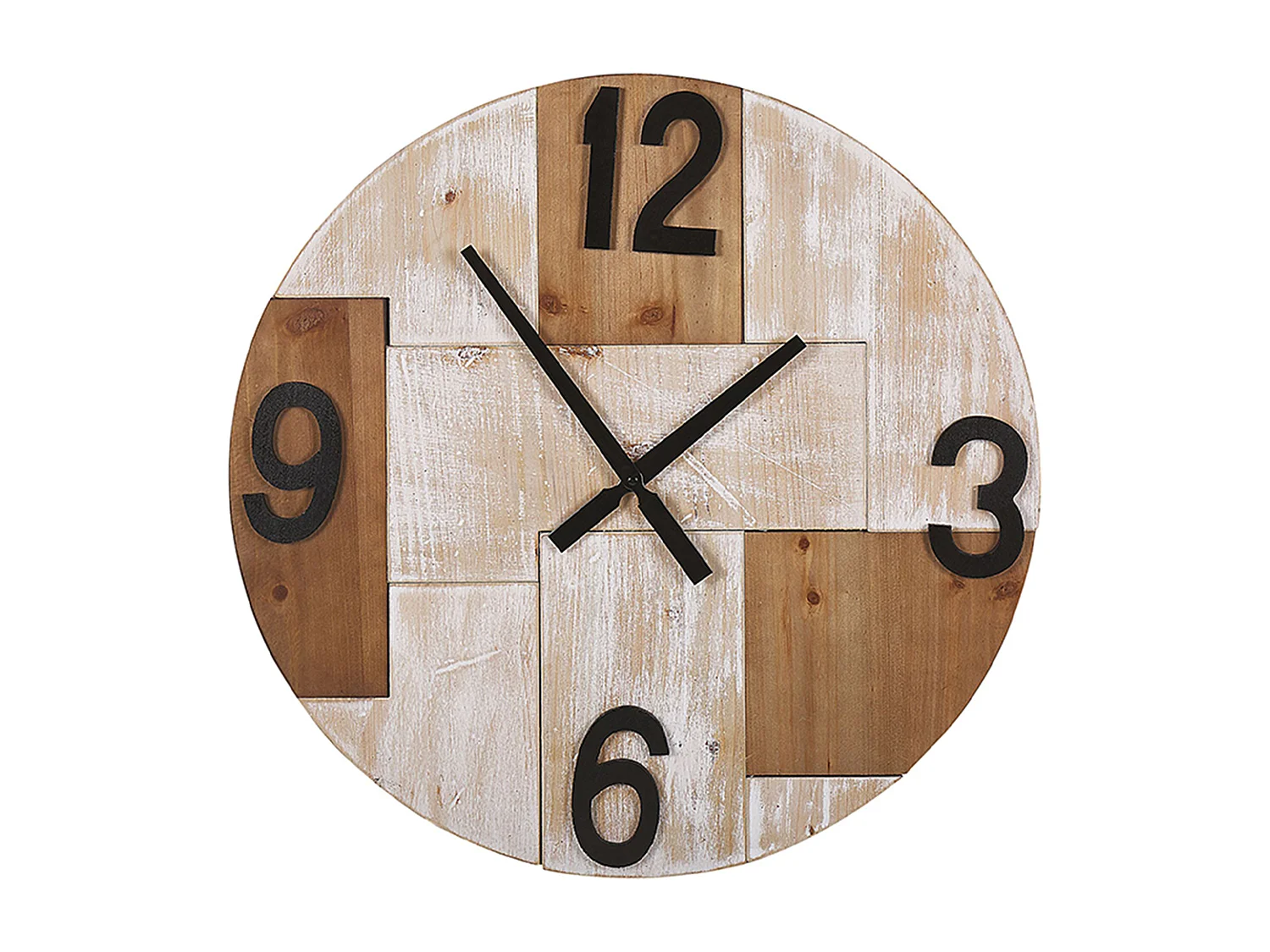 Horloge murale MICHAPAN 60 cm Marron