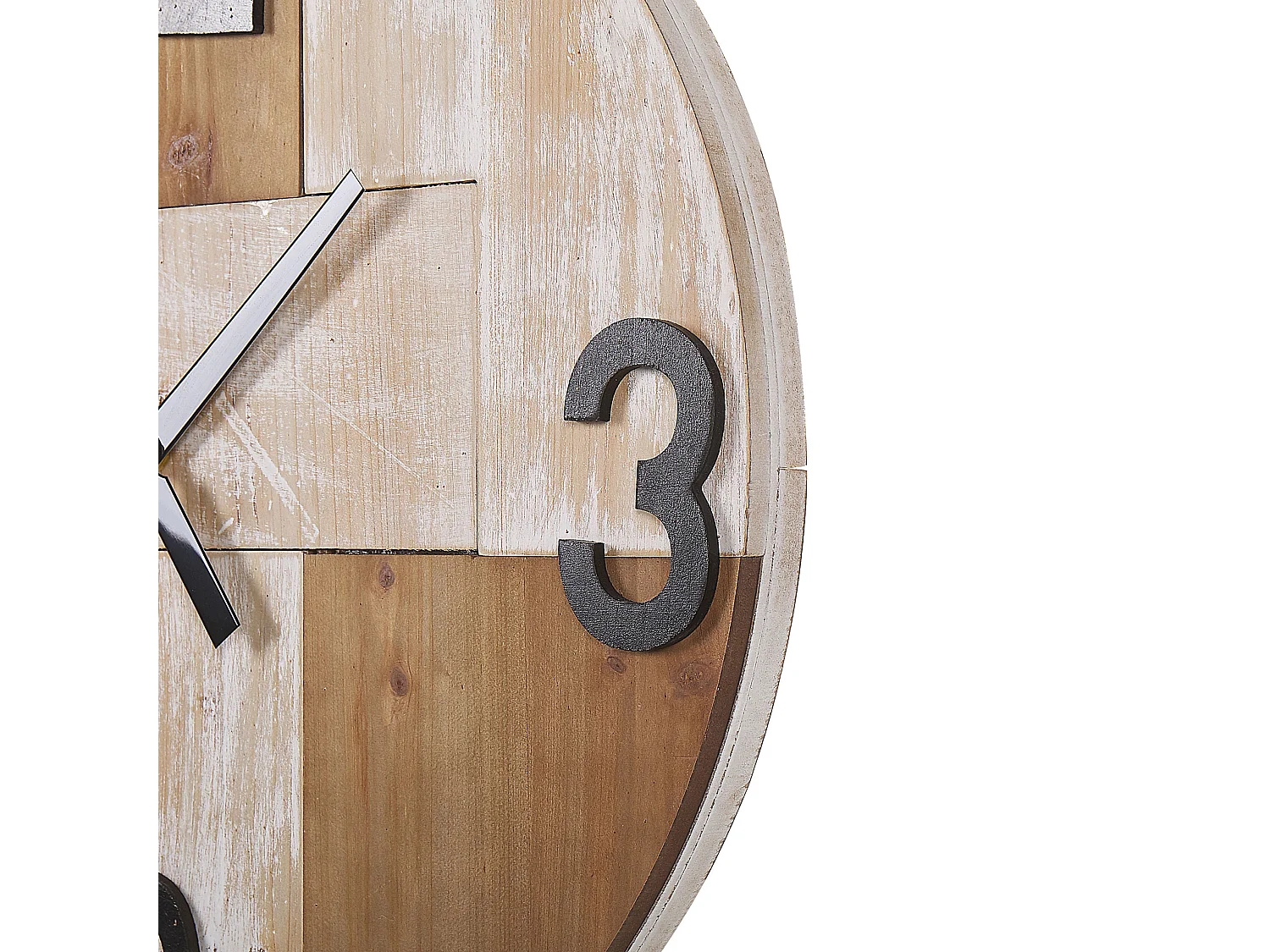 Horloge murale MICHAPAN 60 cm Marron