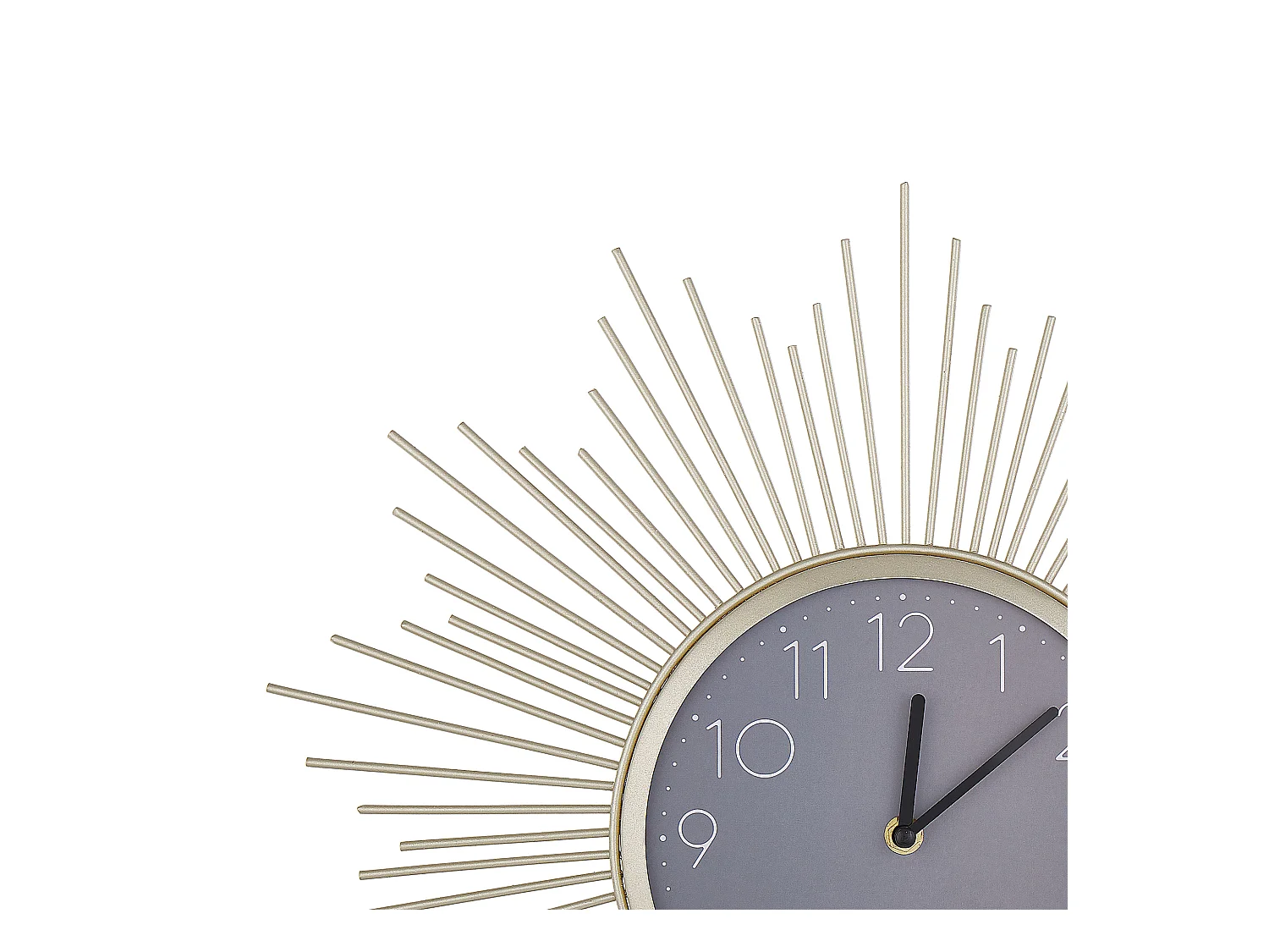 Horloge murale SOLURA 45 cm Métal Doré