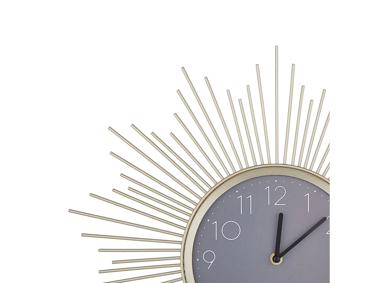 Horloge murale SOLURA 45 cm Métal Doré