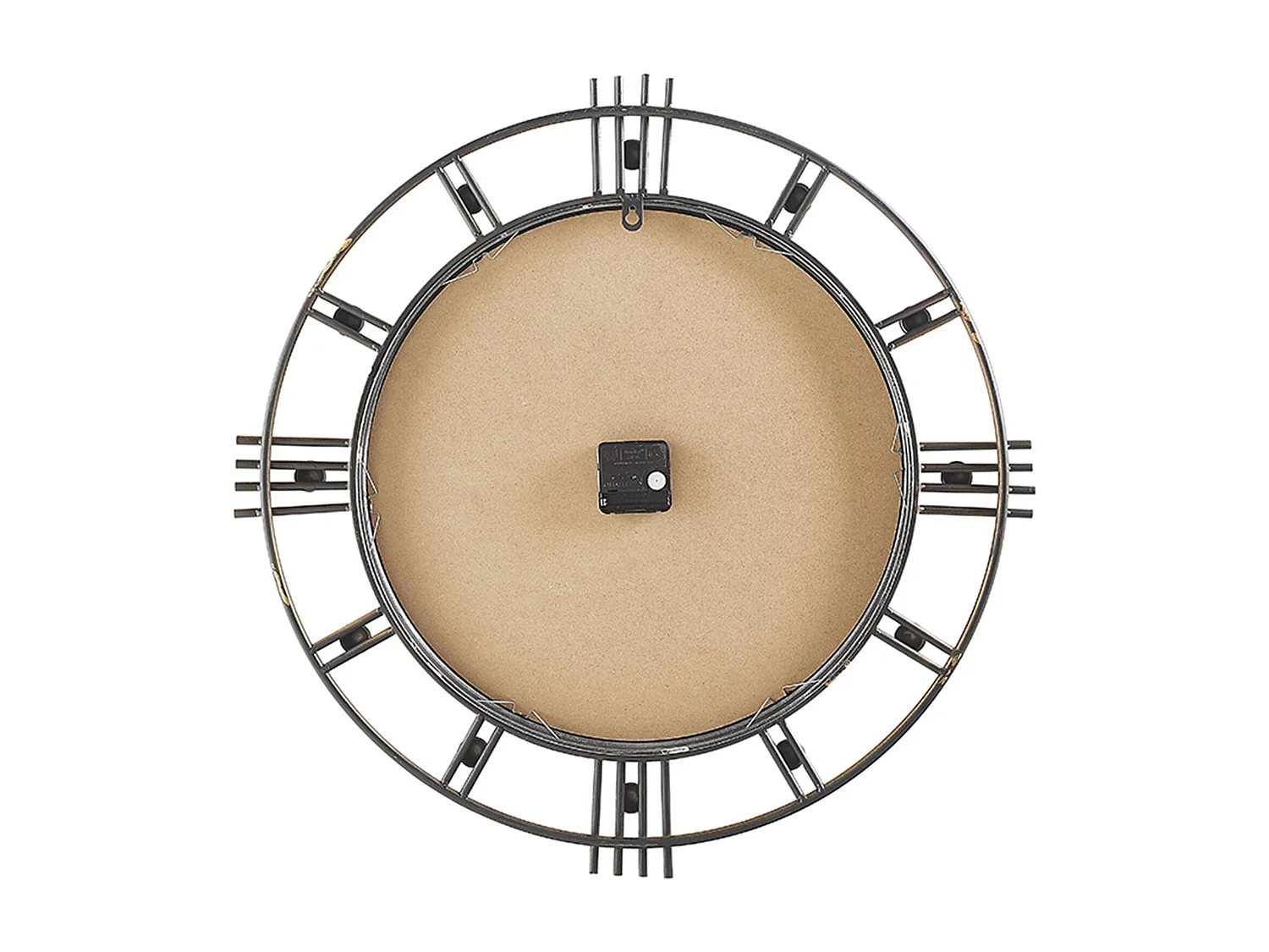 Horloge murale LANCY 63 cm Marron doré