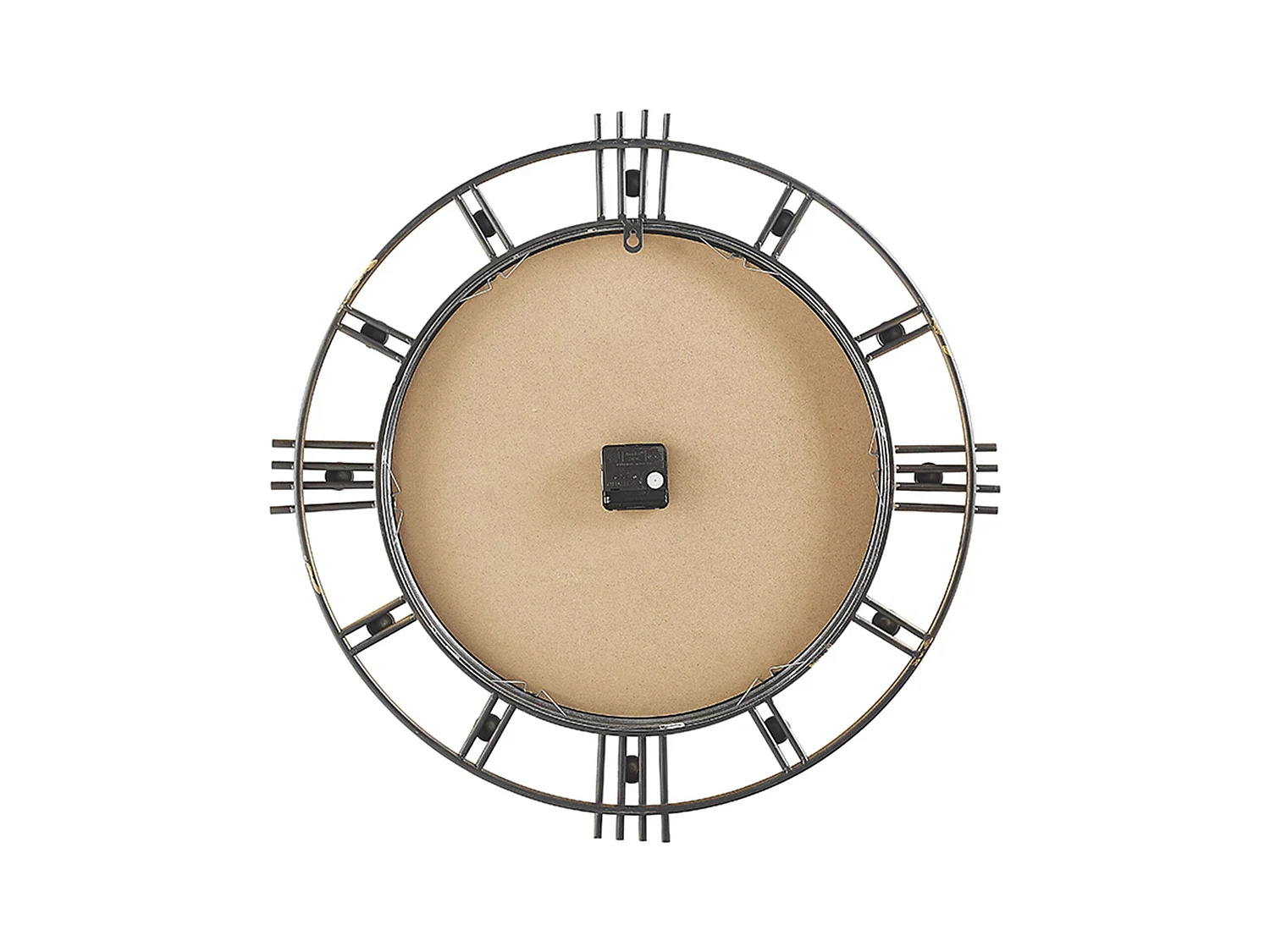 Horloge murale LANCY 63 cm Marron doré