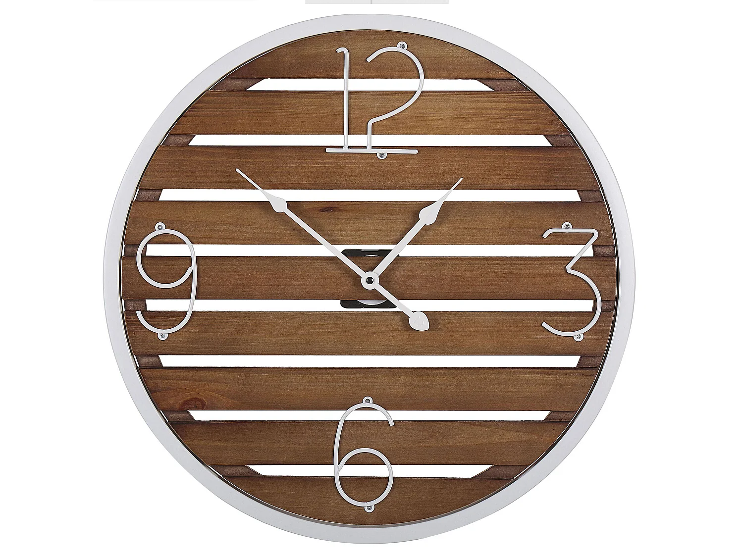 Horloge murale ARRIAGA 50 cm Bois Marron foncé